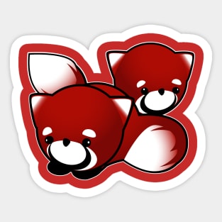 Red Tail Panda Sticker